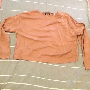 Madewell Long Sleeve Size XS Peach Salmon